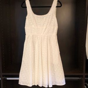 White Lacey dress by London Times